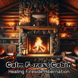 Calm Forest Cabin: Deepest Sleep Music with Healing Fireside Hibernation, Crackling Fire Sounds, Deep Sleep Hypnosis - Sleepy Music Zone