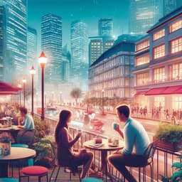 Cityscape Symphony: Cafe Conversations - Smooth Jazz Music Academy