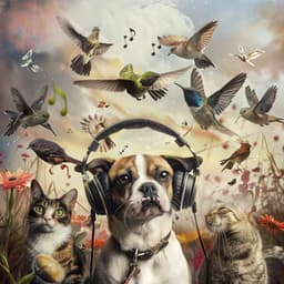Pets in Harmony: Binaural Birds Relaxation - 80 88 Hz - Pet Music
