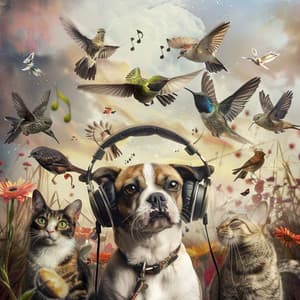 Pets in Harmony: Binaural Birds Relaxation - 80 88 Hz - Pet Music