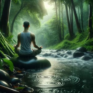 Binaural Rain Reflection: Meditation Ambience - brozains