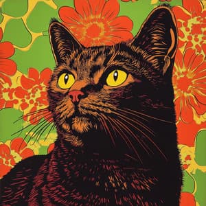 Tonada de Maravilla: Emanando la Grandeza Felina en el Descanso - Music for Cats Peace