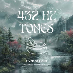 River of Light: Tibetan Bowl Meditations in 432 Hz - 432 Hz Tones