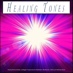 Healing Tones: Healing Binaural Beats, Solfeggion Frequencies for Meditation, Mindfulness, 528hz and Wellness Music - Solfeggio Healing Frequencies