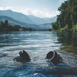 River Flow Symphony: Water's Music Journey - Lufhavn