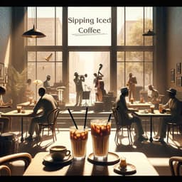 Sipping Iced Coffee: A Relaxing Jazz Conversation - Coffee Lounge Collection