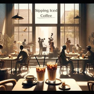Sipping Iced Coffee: A Relaxing Jazz Conversation - Coffee Lounge Collection