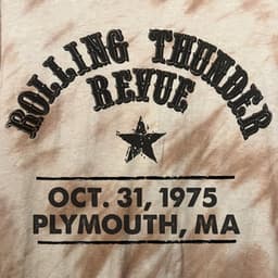 Live, Plymouth, MA, Oct 31, 1975 - Bob Dylan