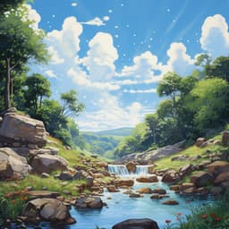 Majestic Nature Sounds by the River - Cure Stream