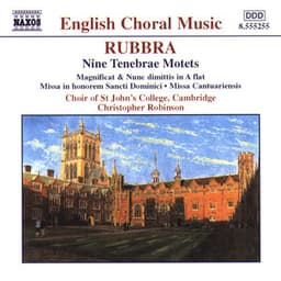 Rubbra: Nine Tenebrae Motets / Magnificat and Nunc Dimittis - Edmund Rubbra