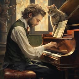 Ensueño De Piano Para Gatos: Serenas Melodías De Ronroneo - Proyecto de piano