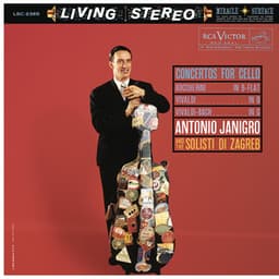 Antonio Janigro Plays Boccherini, Vivaldi & Bach Cello Concertos - Antonio Janigro