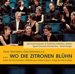 Wo die Zitronen blühn: Lieder bearbeitet für Chor und Klavier - figure humaine kammerchor