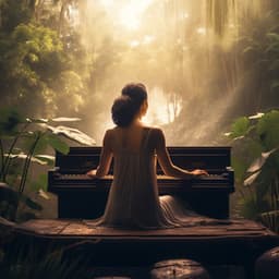 Abrazo De La Luz Del Sol: El Piano Despierta El Alma Con Rayos Dorados - Alegre Musica de Piano