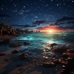 Paz En La Noche Estrellada: Música Relajante En El Océano - Dao Naturaleza