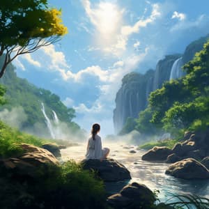 Waterfall Meditation: White Noise Serenity - Water FX