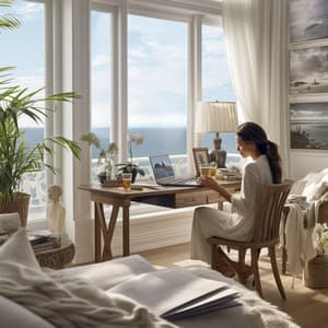 Ritmo Laboral Del Océano: Sonidos Calmantes Para La Productividad - Latidos de soledad