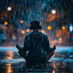 Rain's Mindful Melody: Meditative Music - Alpha Waves Meditation