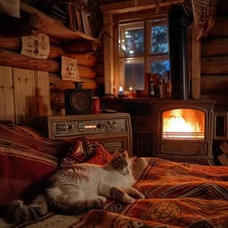 Música Suave De Fuego Para La Serenidad De Los Gatos - Hora de la música del gato