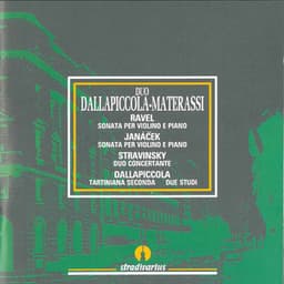 Ravel, Janáček & Stravinsky: Works for Violin & Piano - Sandro Materassi