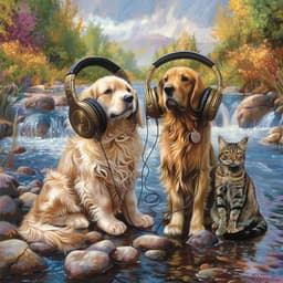Pets and Streams: Relaxing Water Music - Calm Pets Music Academy