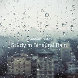 Academic Notes: Study in Binaural Rain - Relaxing Study Music Retro