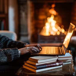 Compañero De Estudio Del Fuego: Melodías Calmantes Para El Estudio - Artistas de sonidos de la naturaleza