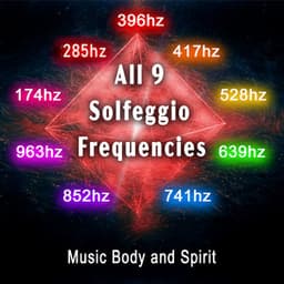 All 9 Solfeggio Frequencies - Music Body and Spirit
