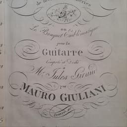 Mauro Giuliani: Le Bouquet Emblématique - Mauro Giuliani