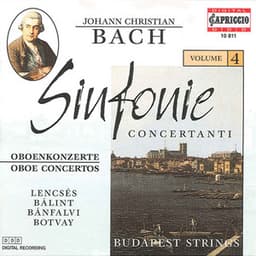 Bach, J.C.: Sinfonie Concertanti, Vol. 4 - Johann Christian Bach