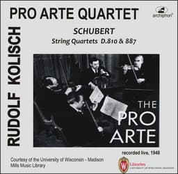 Schubert: String Quartets Nos. 14 & 15 - Pro Arte Quartet