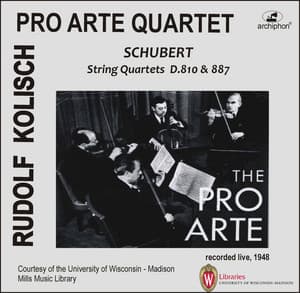 Schubert: String Quartets Nos. 14 & 15 - Pro Arte Quartet