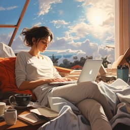 Ecos De Trabajo Inspirado: Resonancia Motivadora Del Piano - Colección Piano Jazz