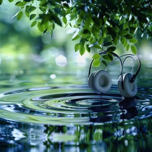 River Echoes: Fluid Harmonies - Foggy Light Wave