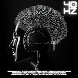 40 Hz Binaural Frequencies for Deep Focus and Concentration - Study Sounds for Productivity and Academic Success - Focus Music