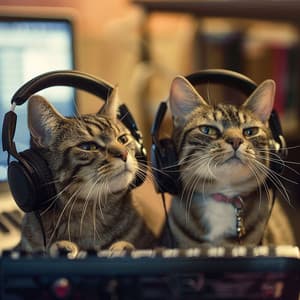 Peaceful Feline Frequencies: Cats Gentle Echoes - Music for Kittens