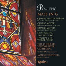 Poulenc: Mass in G; Motets for Christmas & Lent etc. - Francis Poulenc