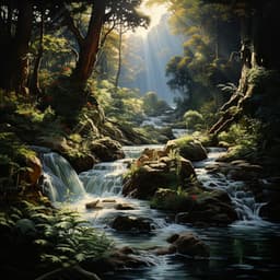 Música Para Aliviar El Estrés: Balada Serena De La Cascada - Las Islas Doradas