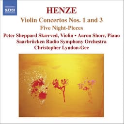 Henze: Violin Concertos Nos. 1 and 3 - Hans Werner Henze
