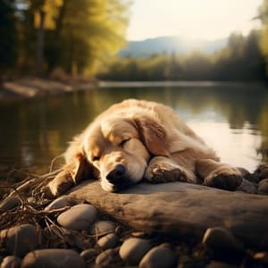 Cuencos De Cristal Y Sonidos De Cascada: Melodías Calmas Para Perros - Paisajes susurrantes