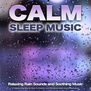 Calm Sleep Music: Relaxing Rain Sounds and Soothing Music For Sleeping, Deep Sleep Aid, Music For Relaxation, Cure Insomnia, and Nature Sounds Sleeping Music - Sleeping Music