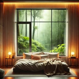 No Worries: Relaxing Music with Soft Rain for Restful Meditation - Stress Relief Calm Oasis