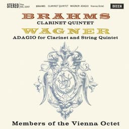 Brahms: Clarinet Quintet, Op. 115: Baermann: Adagio for Clarinet and String Quintet - Johannes Brahms