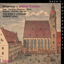 Johann Kuhnau: Sacred Music - Johann Kuhnau