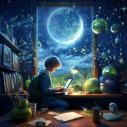 Study Time Harmony: Raindrop Melodies - Hotel Lobby Music Background Music