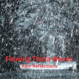 Flowing Theta Waves, Rain Reflections - Alpha Waves