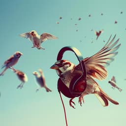 Binaural Bird Choir: Melodic Ensemble - 92 96 Hz - Beta Gamma