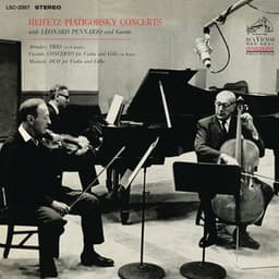 Arensky: Piano Trio No. 1 in D Minor & Vivaldi: Concerto in B-Flat Major & Martinu: Duo for Violin and Cello No. 1 - Gregor Piatigorsky