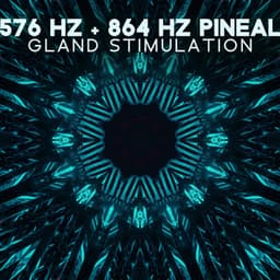 576 Hz + 864 Hz Pineal Gland Stimulation: Soothing Music for Insomnia Cure, Active Produce of Melatonin - Deep Sleep System
