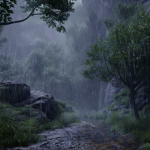 Rain Chill Slumber: Soothing Sounds for Restful Night - Interstellar Journey